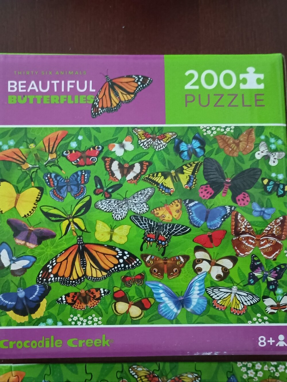 3/$10 🌟 Beautiful Butterflies 200 Piece Crocodile Creek Kids Puzzle